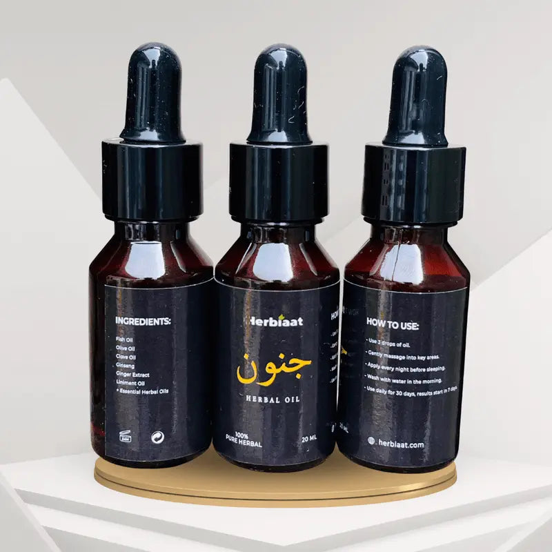 Junoon Herbal Oil – (20ml) - Herbiaat - The Best Wellness Store of Pakistan